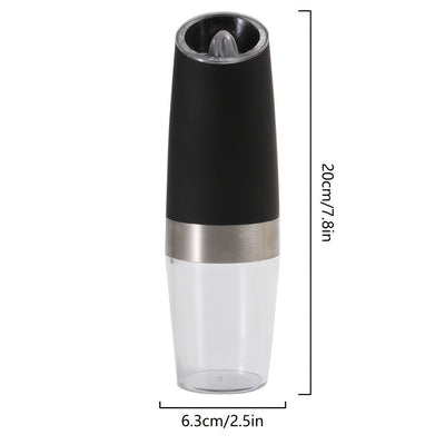 1 unidad, Molinillo de Pimienta Automático, Molinillo de Sal Ajustable, Molinillo de Especias Eléctrico para Hogar, Herramienta de Cocina, Accesorio de Cocina