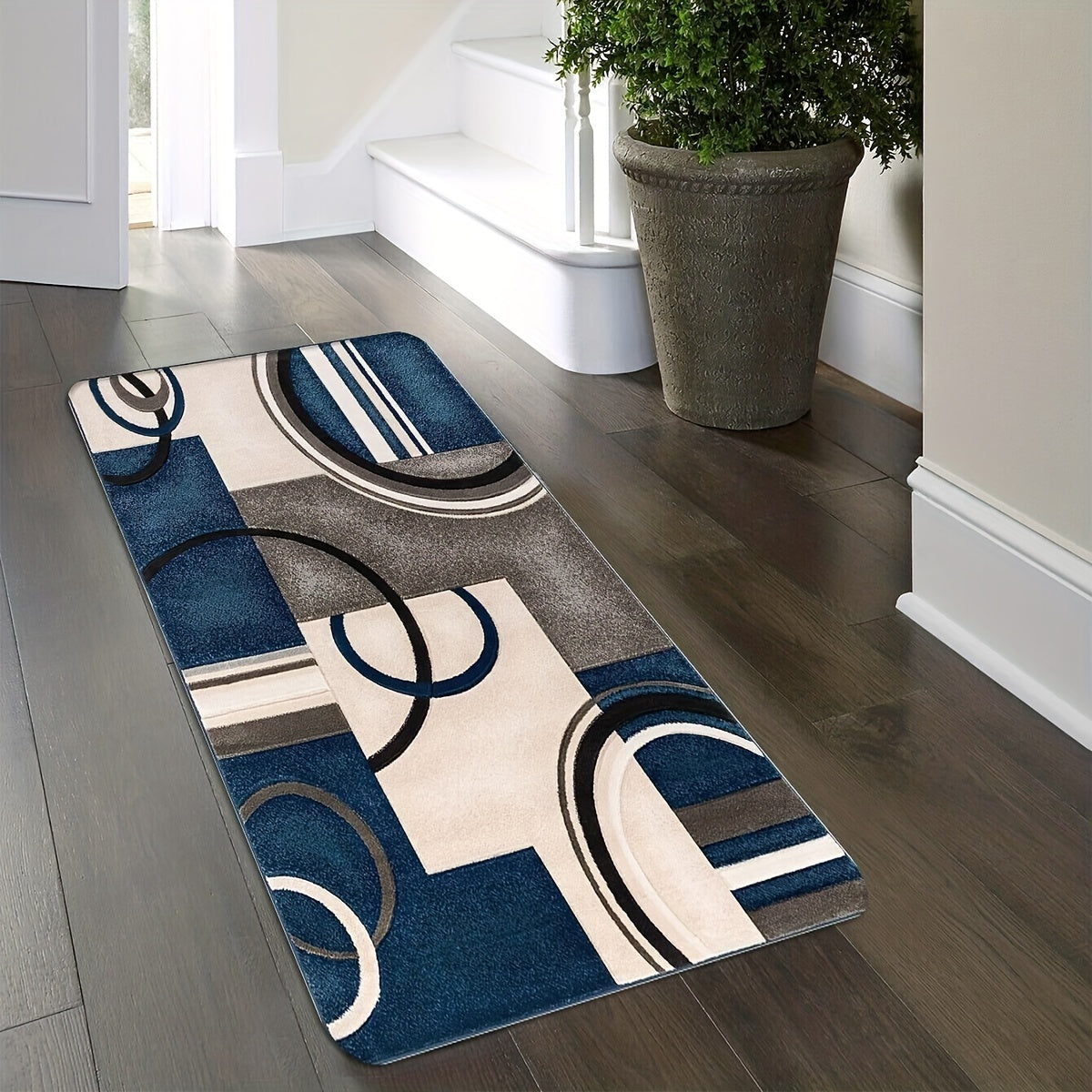 Alfombra absorbente antideslizante para entrada de casa, poliéster, disponible en tamaños 39.88x59.69 cm, 49.78x79.76 cm, 44.7x119.38 cm