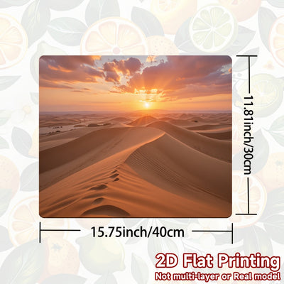 1pc Protector de Estufa - Diseño Atardecer en el Desierto con Dunas Doradas, Cubierta Resistente a Arañazos y Calor para Electrodomésticos - Compatible con Cocinas de Gas/Eléctricas, Hornos, Lavadoras, Secadoras - Superficie Fácil de Limpiar, Ajuste Perf