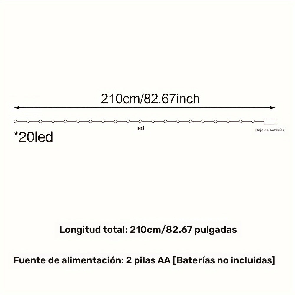 1 Paquete, Luces De Hadas Doradas, Románticas, Iluminación Elegante De Cuerdas Para Decoración Del Hogar, Mesa, Bodas Y Eventos Especiales, LED Blanco Cálido, Planta Artificial, (Baterías No Incluidas)