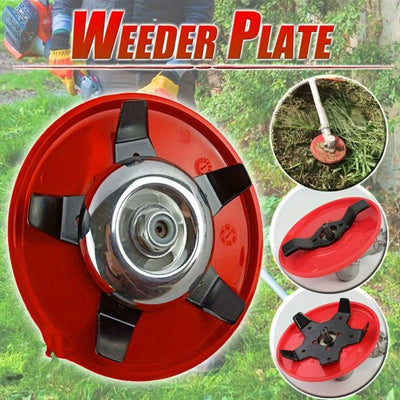 Juego de Herramientas para Jardín Metálicas, Cortacésped Multifuncional y Desbrozadora, con 2 Cuchillas Intercambiables, Eliminación Eficiente de Malezas sin Dañar Plántulas, para Jardines y Arrozales