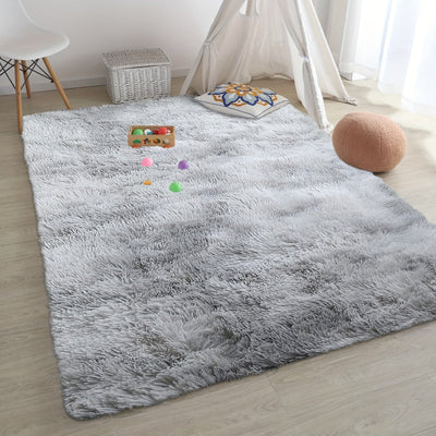 1 alfombra suave y esponjosa para sala, dormitorio, estudio o baño, antideslizante, peluche suave, alfombra de lujo estilo nórdico, ideal para decoración del hogar, dormitorio o sala, decoración navideña