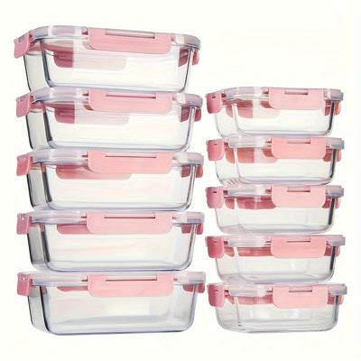 10.82 oz Recipiente de Almuerzo de Vidrio Grueso, Apto para Microondas, Contenedor Rectangular Ideal para Estudiantes y Trabajadores de Oficina, Perfecto para Uso en Casa y Conservación de Alimentos, Regreso a Clases