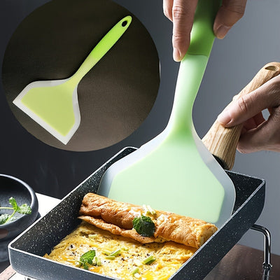 Espátula de Silicona Versátil - Antiadherente, Resistente al Calor para Cocinar, Mezclar y Asar - Perfecta para Panqueques, Filetes y Barbacoas