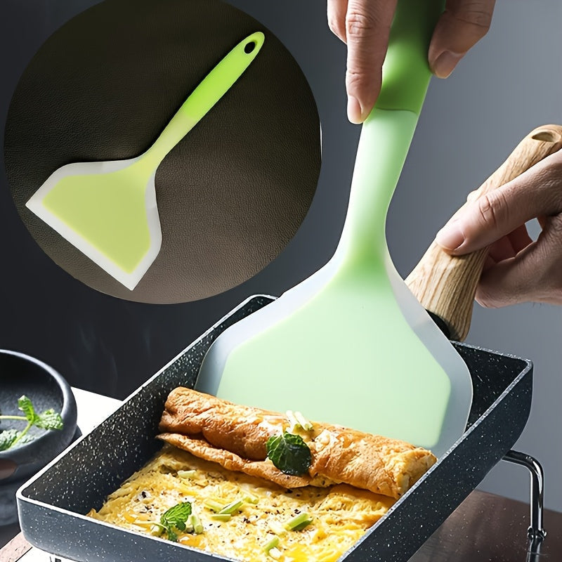 Espátula de Silicona Versátil - Antiadherente, Resistente al Calor para Cocinar, Mezclar y Asar - Perfecta para Panqueques, Filetes y Barbacoas