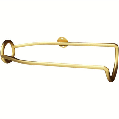 4 piezas de soporte de vino de pared dorado, soporte de botella de hierro resistente a la herrumbre, estante de almacenamiento flotante para decoración del hogar - Organizador elegante de botella individual, decoración de vino
