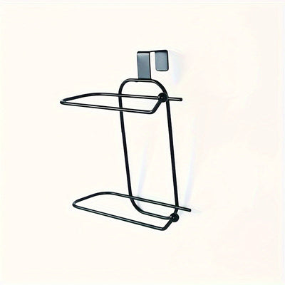 1 Pieza, Soporte Para Papel Higiénico, Estante De Almacenamiento De Rollos De Papel De Baño, Diseño De Gancho Para Soporte De Tejidos, Estante De Almacenamiento De Tejidos Ahorrador De Espacio, Accesorios De Baño
