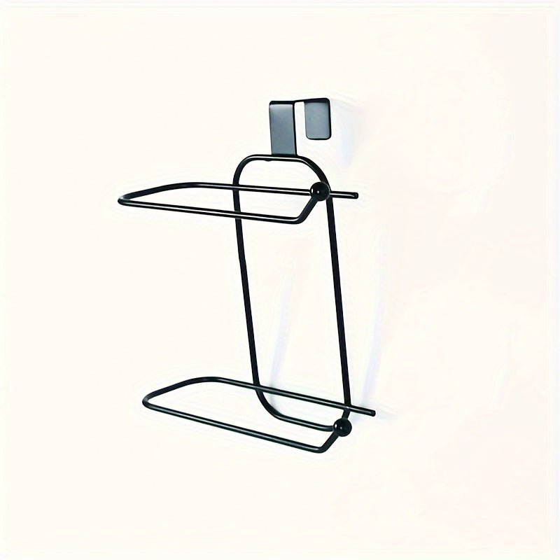 1 Pieza, Soporte Para Papel Higiénico, Estante De Almacenamiento De Rollos De Papel De Baño, Diseño De Gancho Para Soporte De Tejidos, Estante De Almacenamiento De Tejidos Ahorrador De Espacio, Accesorios De Baño