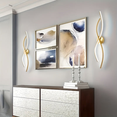 1pc Luz de Pared LED Moderna con Cambio de Tres Temperaturas de Color, Adecuada para Dormitorio, Sala, Pasillo, Escalera, 60cm, Voltaje 85V-265V