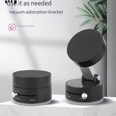 Soporte magnético ajustable para teléfono en el auto con ventosa fuerte, diseño redondo, ajuste de altura fácil para conducción segura, compatible con la mayoría de autos, uso todo el año, ideal para Año Nuevo