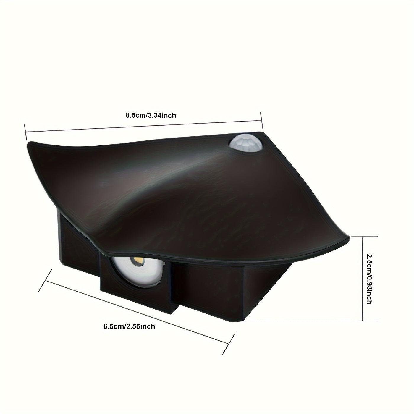 Lámpara de pared con sensor de movimiento, luces nocturnas para dormitorio, porche, balcón, pasillo, decoración de hotel, se requieren baterías AAA