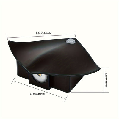 Lámpara de pared con sensor de movimiento, luces nocturnas para dormitorio, porche, balcón, pasillo, decoración de hotel, se requieren baterías AAA
