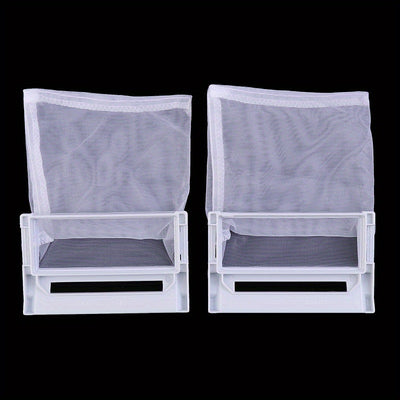 2 piezas de malla de filtro de polvo de lavadora para lavadora de ropa, malla para atrapar cabello