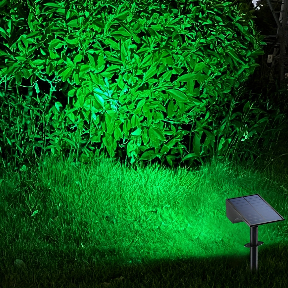 1pc Luz Solar de Jardín Exterior con 66 LEDs, Foco Paisajístico Solar con 4 Modos IP65 Impermeable para Patio y Jardín, Sin Control Remoto