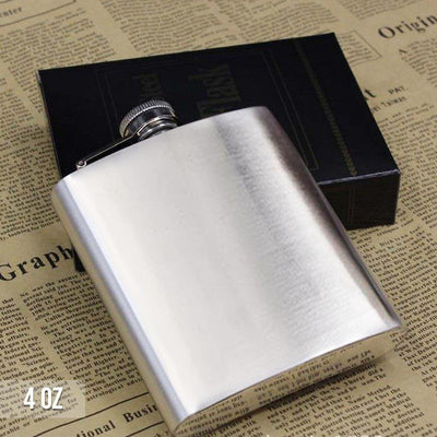 Licorera Whiskera Cantimplora Acero Inoxidable 4 Oz De bolsillo RF 4 OZ