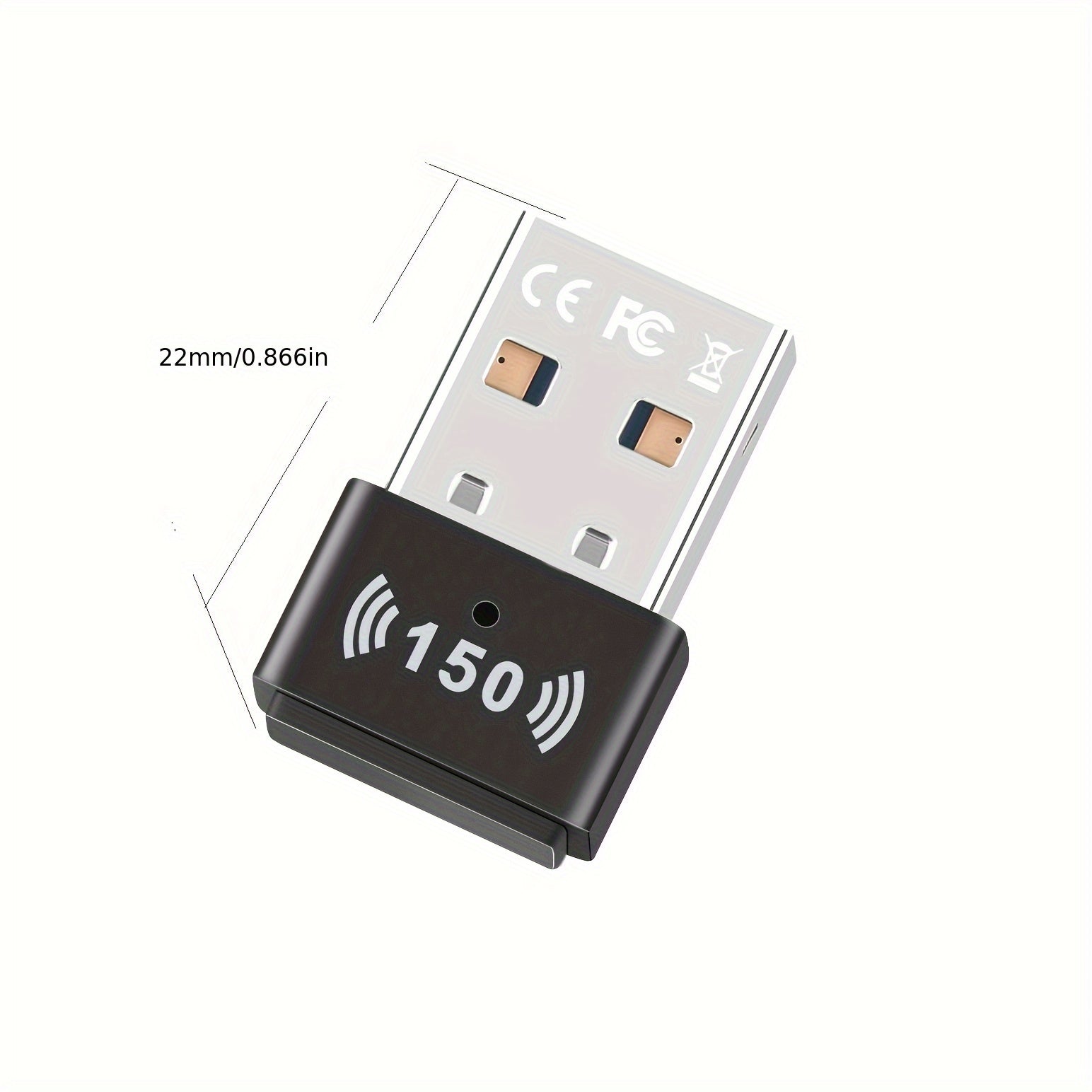 1pc Adaptador de Red sin varillas WIFI 4/150Mbps