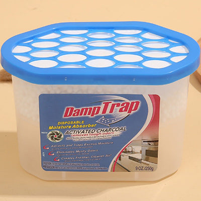 1 caja potente absorbente de humedad y eliminador de olores - Controlador de humedad portátil para aire fresco, no necesita electricidad, ideal para armarios, baños, cocinas, RVs y más, purificación del aire para el hogar, frescor de cocina, diseño simpl