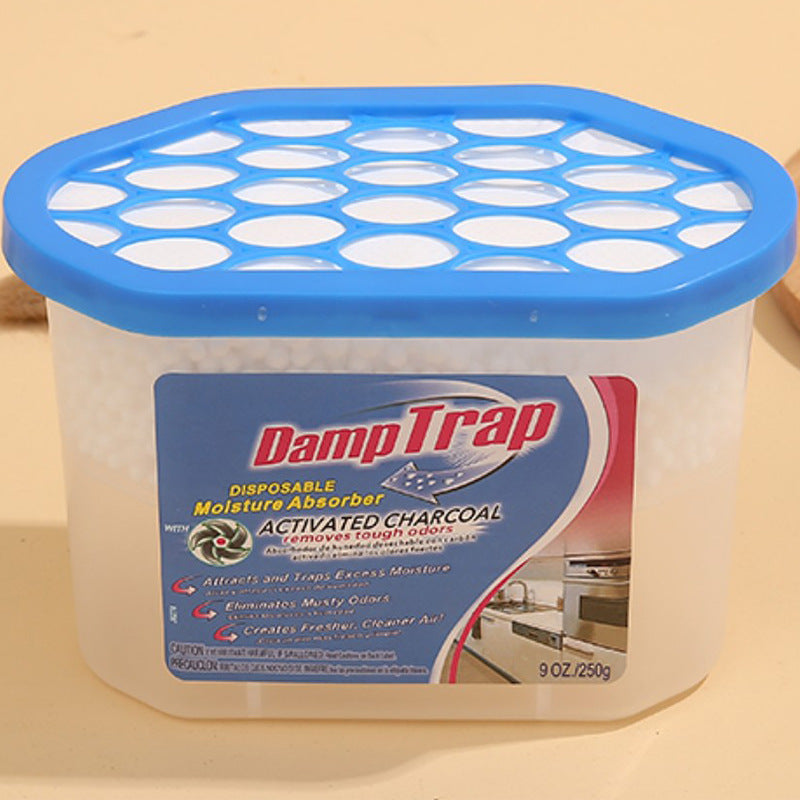 1 caja potente absorbente de humedad y eliminador de olores - Controlador de humedad portátil para aire fresco, no necesita electricidad, ideal para armarios, baños, cocinas, RVs y más, purificación del aire para el hogar, frescor de cocina, diseño simpl