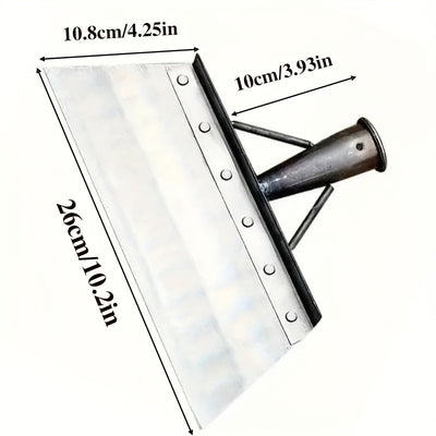 Paleta Multiusos para 4 Escenarios, Herramienta de Limpieza Exterior con Hoja de Acero Inoxidable y Sin Mango, Pala para Deshierbe en Jardín