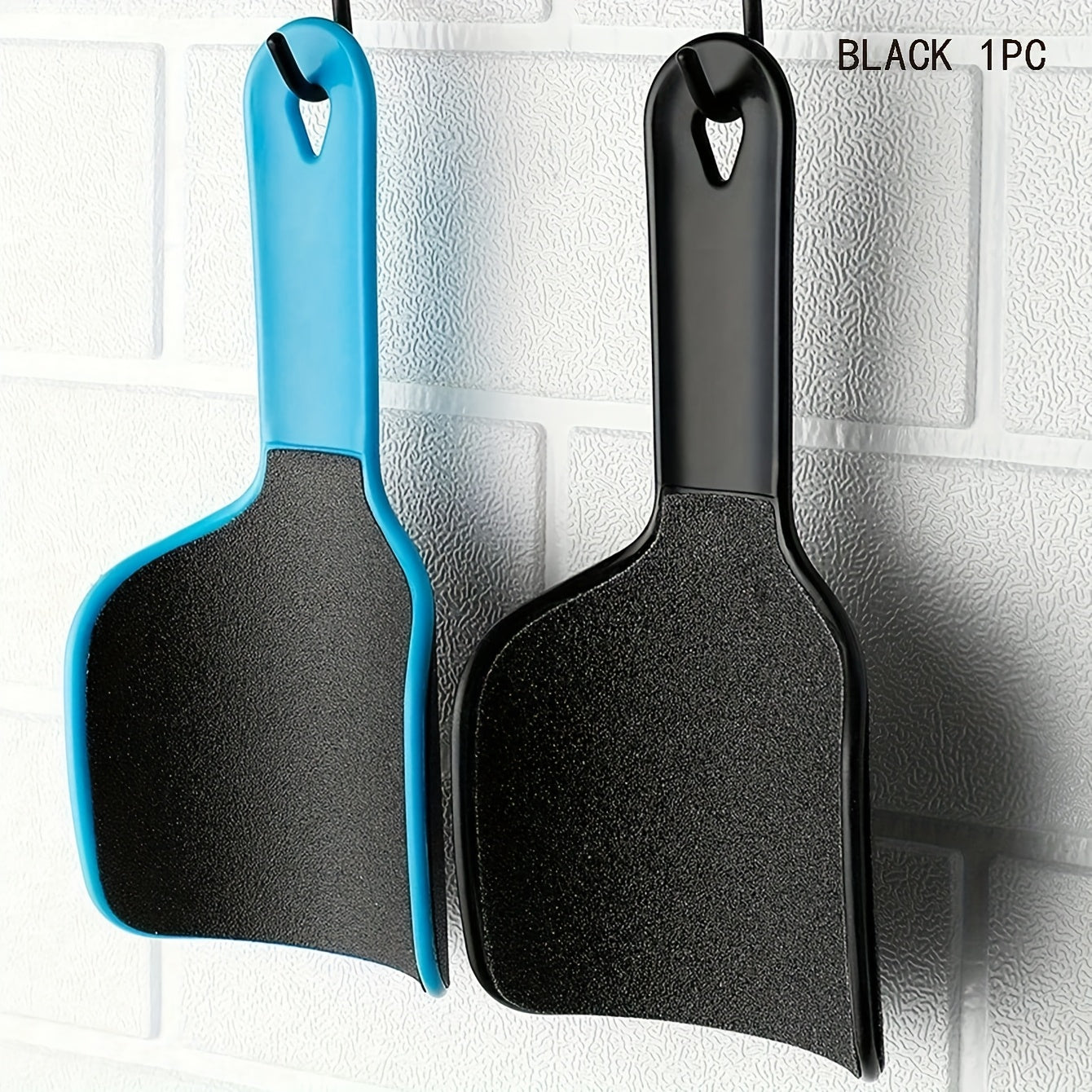 1pc Lima Profesional para Pies - Raspador de Doble Cara Resistente con Cordón Colgante, Agarre Antideslizante - Para Hogar, Salón o Spa, Herramienta Duradera de PP, Diseño Ergonómico y Construcción de Calidad