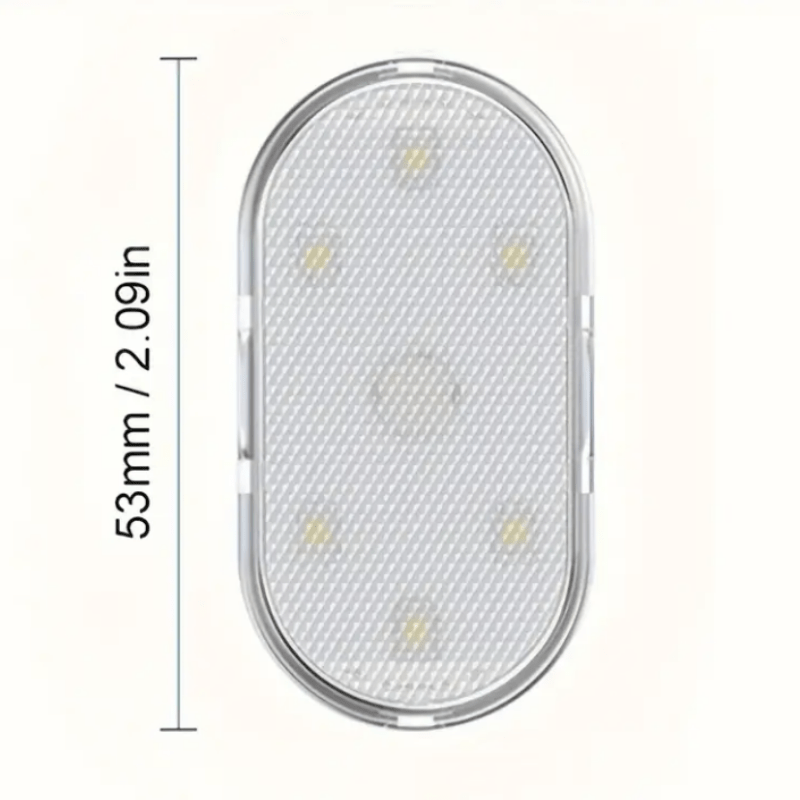 Luces de Ambiente Interiores para Coche con Carga Táctil y Luz de Lectura LED sin Cableado, Luces Decorativas Coloridas para la Suela del Pie Adecuadas para Autos, Camiones, Furgonetas, Baterías de Polímero de Litio, Voltaje de Trabajo ≤36V