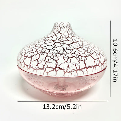 Dispositivo de aromaterapia con USB, con un diseño de bola de cristal y 7 opciones de color, perfecto para realzar la atmósfera en su hogar o oficina mientras también humedece el aire en una sola habitación.