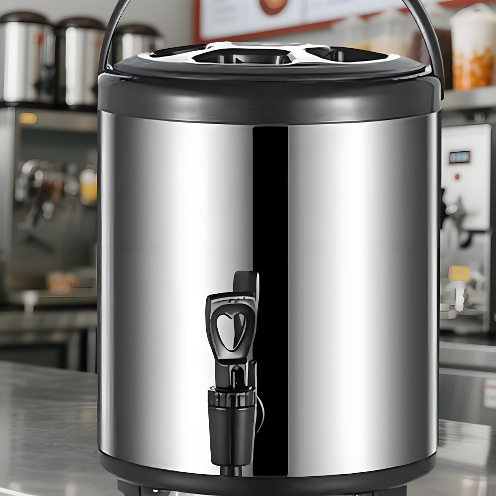6L/8L/10L Bolsa Aislada - Acero Inoxidable de Grado Alimenticio, Tapón de Un Solo Toque y Gran Capacidad Plegable con Asa, Ideal para Acampar, Tiendas y Fiestas, Bolsa de Fiesta | Bolsa de Acero Inoxidable | Aislamiento Duradero