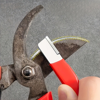 Juego de afiladores de cuchillos de cocina profesional, 2/1 pieza - Acero de tungsteno y piedras de afilar cerámicas de diamante para afilar con precisión, adecuado para todos los cuchillos, incluyendo tijeras de jardinería.