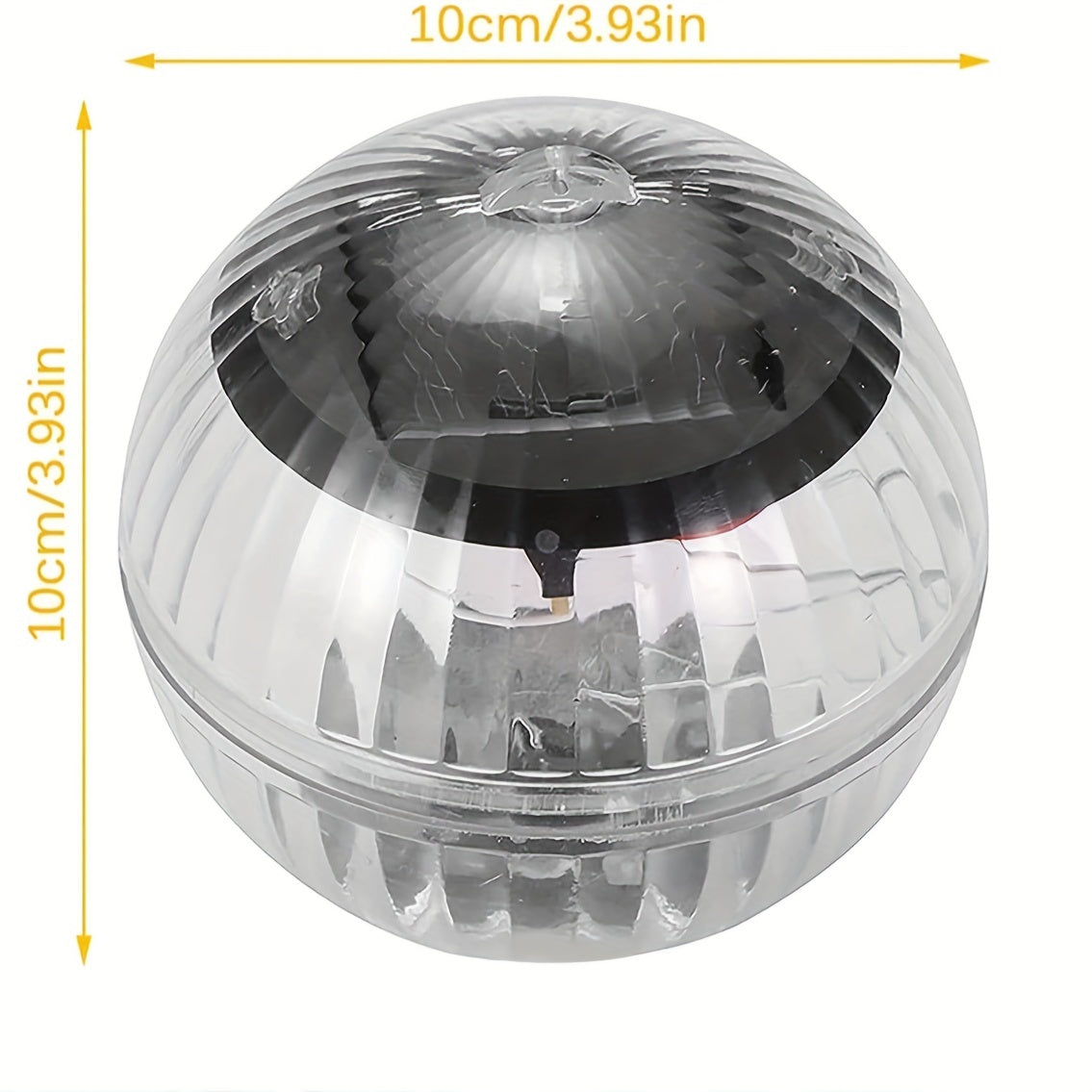 1 luz LED flotante para piscina con energía solar, luces automáticas de cambio de color para piscinas, fuentes, jardines y decoración exterior, eficiente energéticamente con encendido/apagado automático y diseño duradero de plástico, luz nocturna para ja