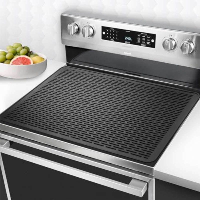 Cubierta de Silicona para Cocina - Resistente al Calor, Alfombrilla Protectora Antideslizante para Cocinas de Vitrocerámica y Eléctricas, Uso en Casa/Patio/RV, Accesorios de Cocina para Secar Platos