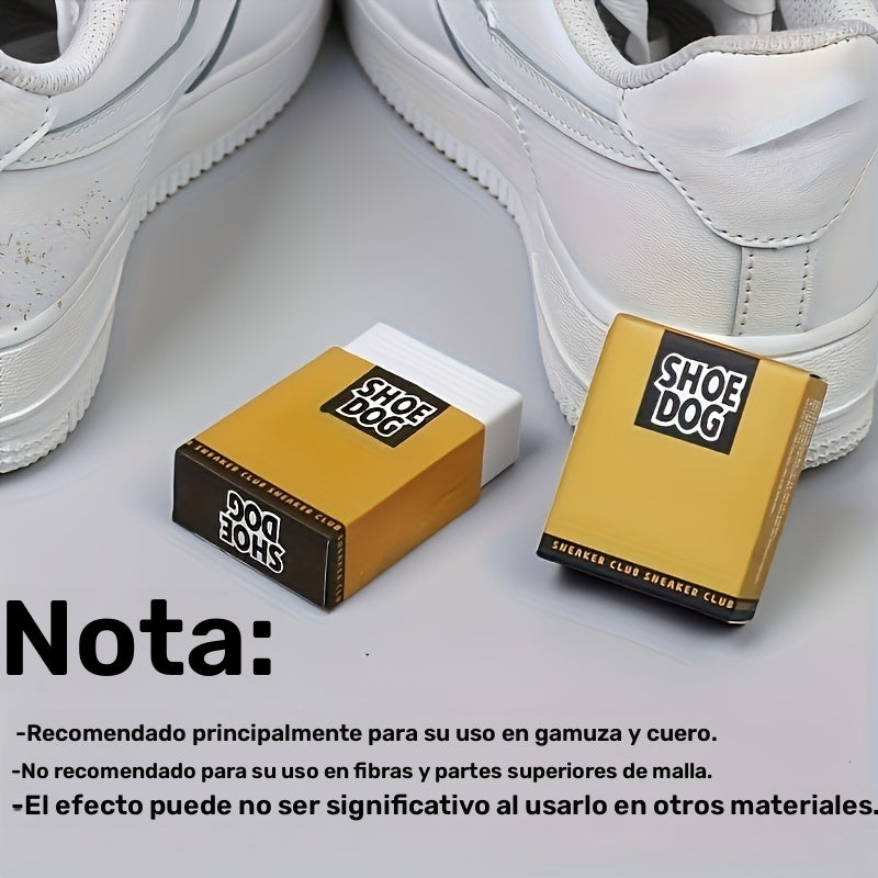 1pc Borrador de Limpieza de Zapatos TPE - Removedor de Manchas Efectivo, Desodorante y Purificador de Brillo para Zapatillas y Botas - Fácil de Usar, Portátil y Duradero, Limpiador Portátil | Mantenimiento de Zapatos | Fórmula Efectiva, Limpiador de Zapa