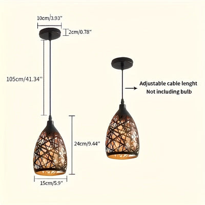 Lámparas colgantes vintage, luces empotradas estilo granja, lámparas colgantes de metal, mini luces para islas de cocina y candelabros retro negros regulables para comedores, salas y habitaciones