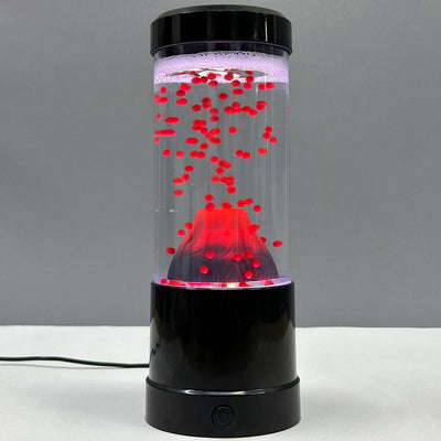 Lámpara de Volcán LED Multicolor Decorativa Base Negra 7262-4