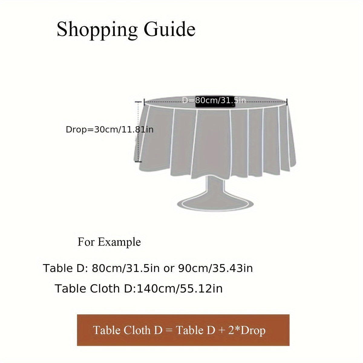 1pc Mantel Redondo Premium de Jengibre - Poliéster para Máquina con Bordado Floral Elegante, Duradero y Fácil de Limpiar para Decoración de Comedor, Ajuste de Mesa Sofisticado, Tela de Alta Calidad