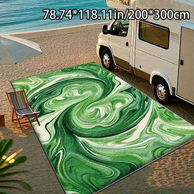 Decoración del hogar con terciopelo dorado de 800 gramos por metro cuadrado, con un diseño de espiral verde y un patrón de plástico en el fondo. Se puede utilizar en salas de estar, alfombras de sofás, alfombras de entrada, dormitorios, exteriores y en d