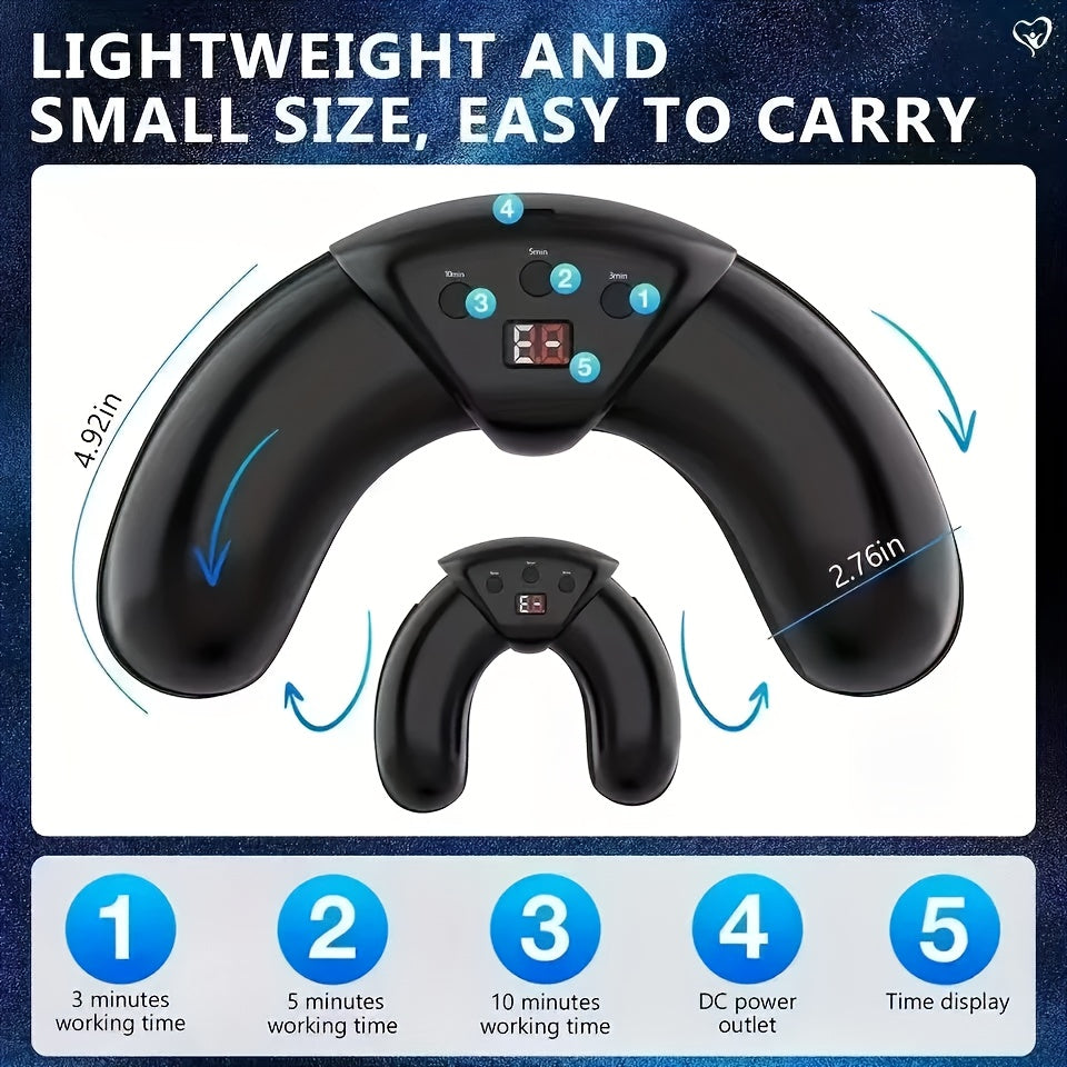 CIICII Lámpara de uñas USB para esmalte de gel, secador de uñas de baja tensión 36V, luz LED de curado rápido, portátil y sin olores, kit de manicura y pedicura para el hogar, regalo para mujeres (ergonómico, alimentado por USB, diseño compacto)