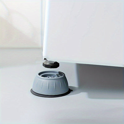 4 Piezas de Almohadillas Antivibración para Lavadora, Base Universal Aumento de Altura Antideslizante, Reductor de Ruido y Amortiguador para Refrigeradores y Otros Electrodomésticos