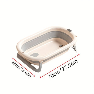 Bañera plegable y set de lavado - Ahorra espacio, alta capacidad de carga, diseño deformable para fácil almacenamiento, ideal para experiencia SPA en casa, set de experiencia spa | Baño minimalista | Material fácil de limpiar, accesorios para baño
