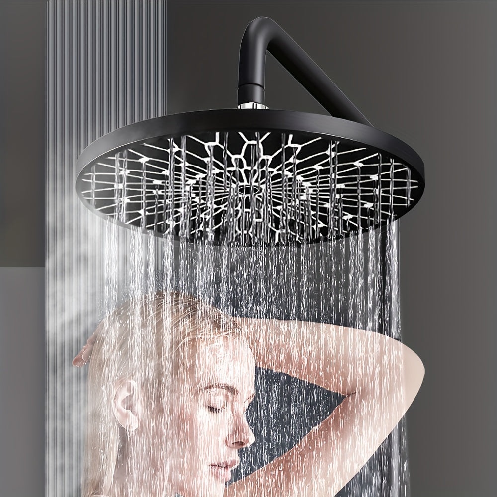 1 unidad de cabezal de ducha de lluvia de alta presión de 6 pulgadas, rociador redondo grande con control de temperatura ajustable, lujoso para una experiencia de ducha esponjosa tipo loto, ideal para renovar el baño