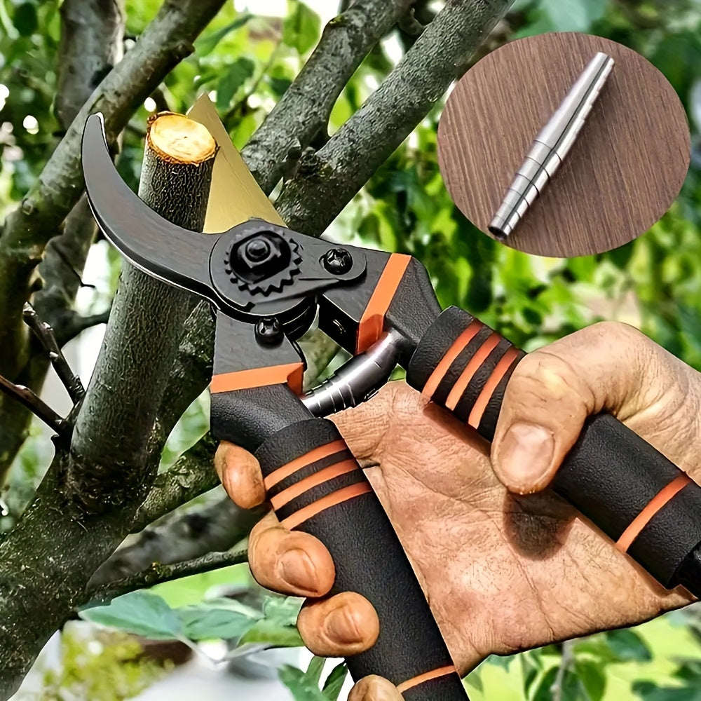 Tijeras de poda multifuncionales de alta resistencia, cortadora manual ultra afilada, tijeras de jardinería profesionales y cortadoras de rosas, diseño de mango grande adecuado para flores, jardinería, embellecimiento de paisajes - Ideal para jardines do