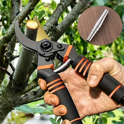 Tijeras de poda multifuncionales de alta resistencia, cortadora manual ultra afilada, tijeras de jardinería profesionales y cortadoras de rosas, diseño de mango grande adecuado para flores, jardinería, embellecimiento de paisajes - Ideal para jardines do