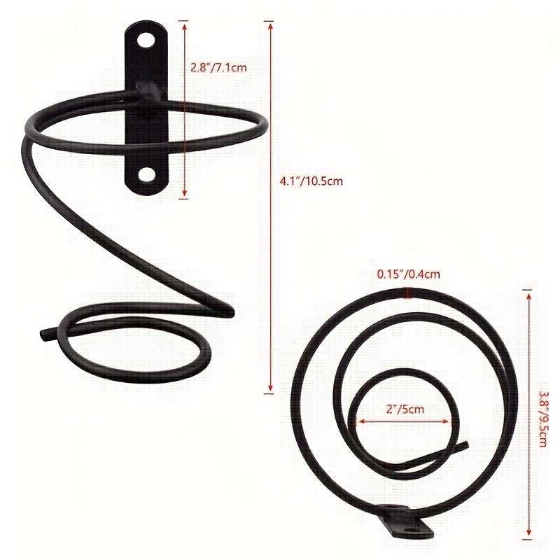 Conjunto de 3 piezas / 6 piezas Estante Colgante para Botella Individual de Vino Tinto en Hierro, Soporte de Exhibición, Utilizado para Almacenar Bebidas/Vino Tinto/Herramientas/Flores, etc., Estante Colgante Multifuncional