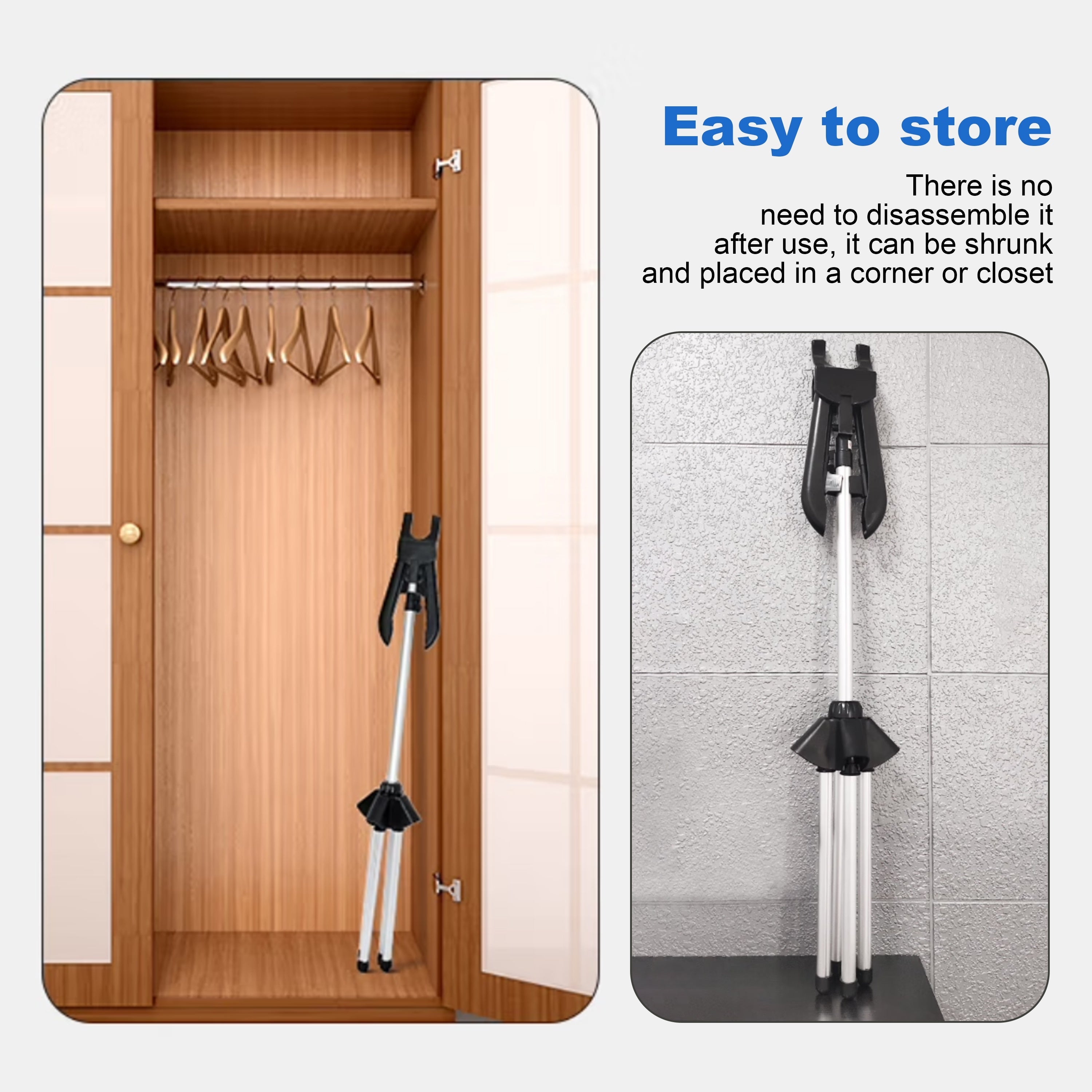Colgador portátil para planchar con tabla de mano, altura ajustable, ideal para camisas y ropa ligera, juego de rejilla de vapor metálica