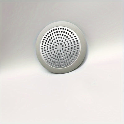 1 Pieza, Tapa De Desagüe De Acero Inoxidable, Colector De Pelo Con Forma Redonda Con Borde De Silicona, Para Bañera, Fregadero, Baño, Cocina