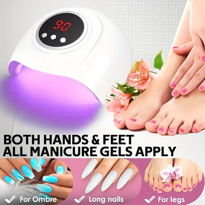 Linterna USB para Uñas con 24 Luces LED de Alta Potencia, Secado Rápido y Experiencia Profesional de Manicura