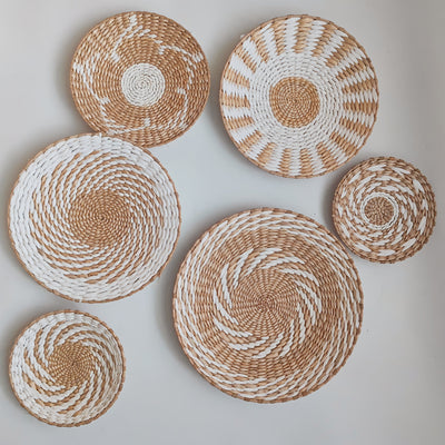 6 Piezas de Adornos Colgantes Decorativos, Decoraciones Festivas, Decoración Redonda Hecha a Mano para Comedor y Sala de Estar Multiusos