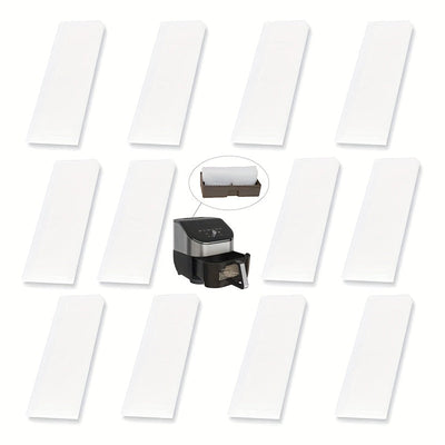 12 piezas de filtros de aire reemplazables para vaporizadores de aceite y freidor de aire, adecuados para freidor de aire de 6 cuartos, reemplazo de filtro de eliminación de olores.