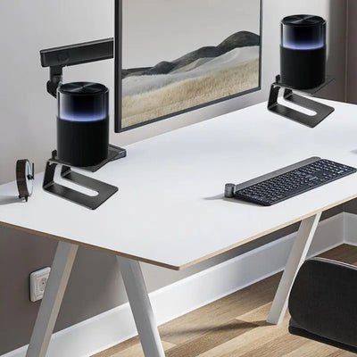Soporte para monitor de estudio, soporte para altavoz de estantería 2 unidades, soporte estable para altavoz de escritorio, par para