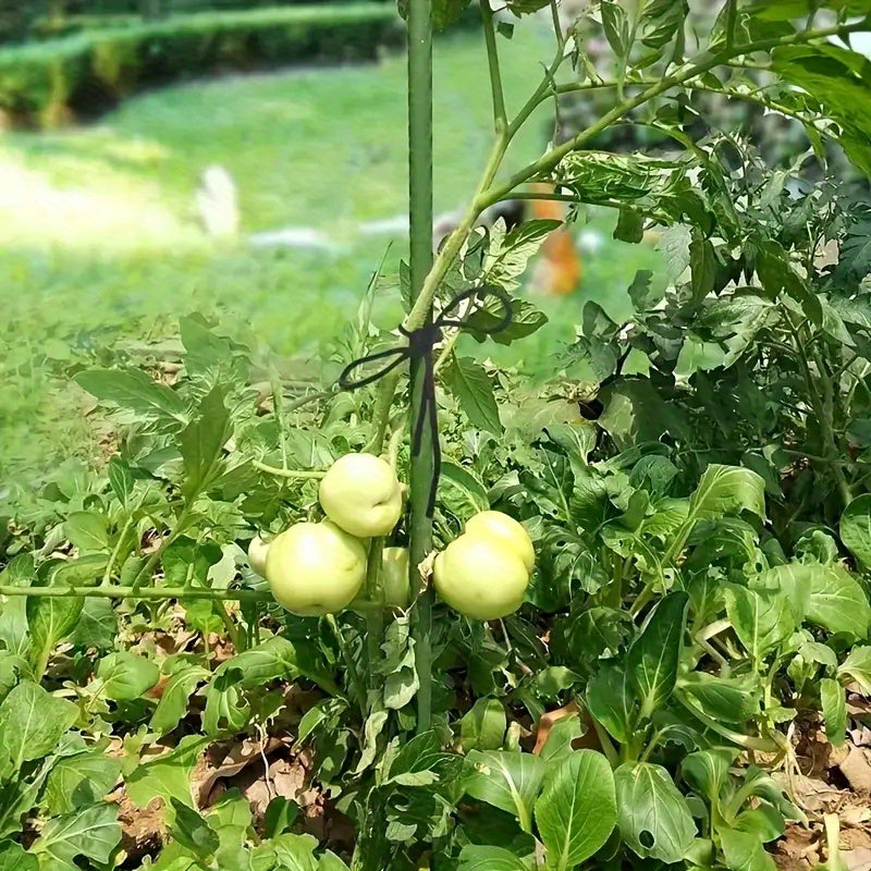 10 piezas de soportes de plantas trepadoras de jardín de alta resistencia - Marco de acero y plástico de PE duradero, no necesita electricidad para vides, pepinos, tomates, guisantes - Sistema de soporte de plantas ahorrador de espacio para interiores y