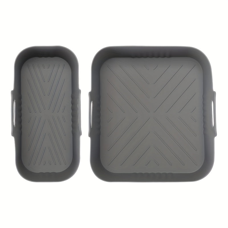 2 piezas de Tapetes para Hornear de Silicona Adecuados para Freidora de Aire, Tamaño Compatible con Modelos de Bandeja de Silicona Philips NA350-3000 con Superficie Antiadherente, Fáciles de Limpiar en Freidoras de Aire, Hornos y Microondas